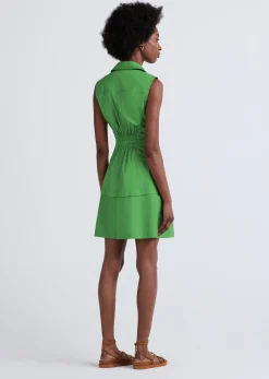 Women Derek Lam Dresses & Skirts<Serena Lace Up Shirt Dress