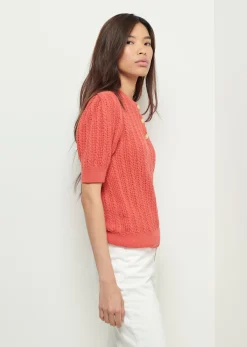 Women Derek Lam Sweaters<Shea Puff Sleeve Top
