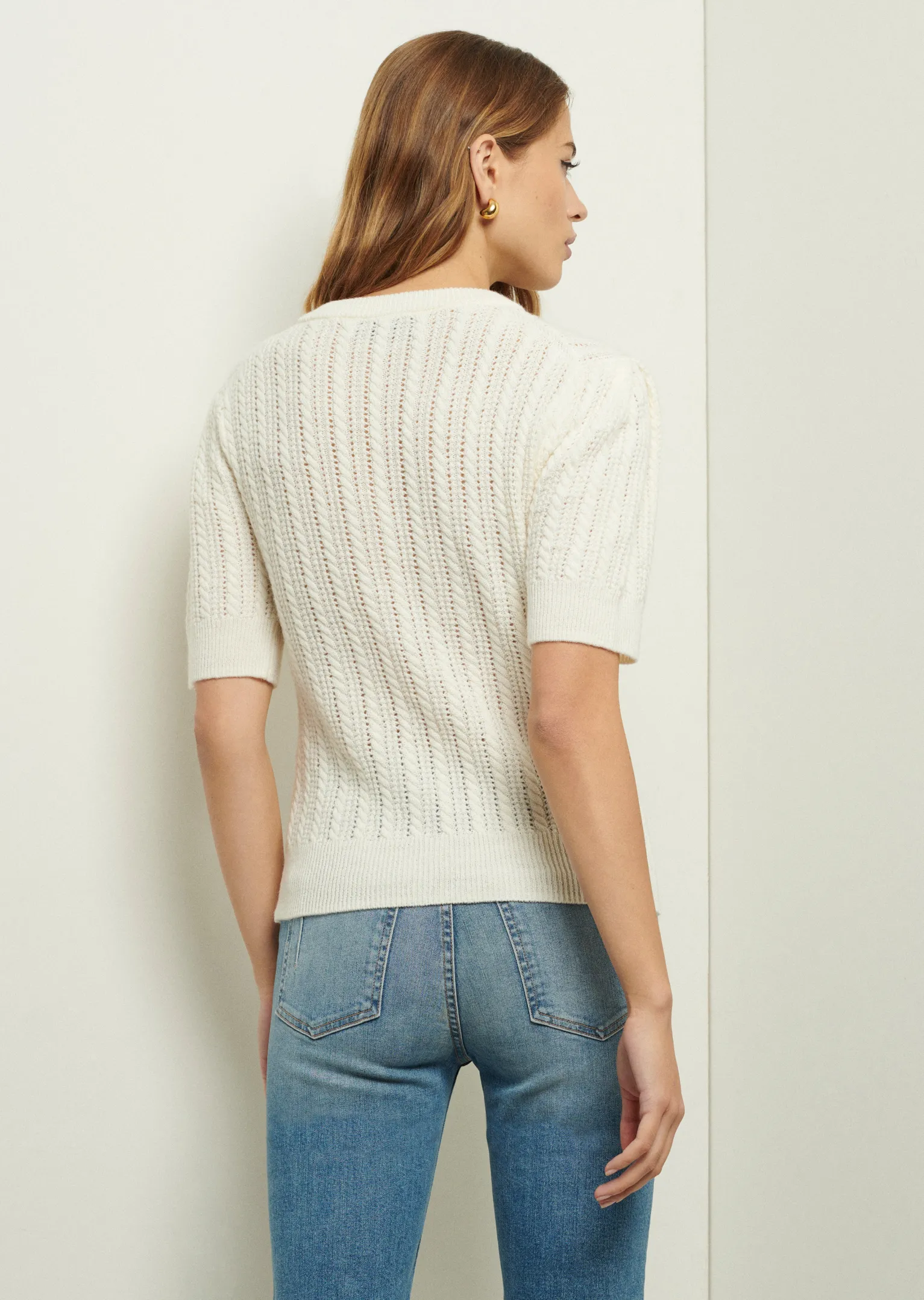 Women Derek Lam Tops<Shea Puff Sleeve Top