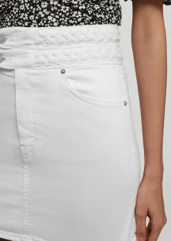 Women Derek Lam Dresses & Skirts<Stella Braided Waist Mini Skirt