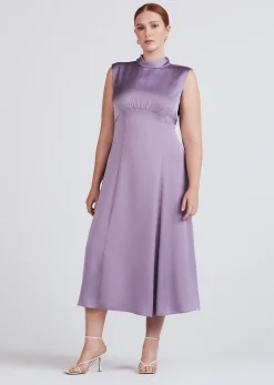 Women Derek Lam Dresses & Skirts<Tate Sleeveless Mock Neck Dress