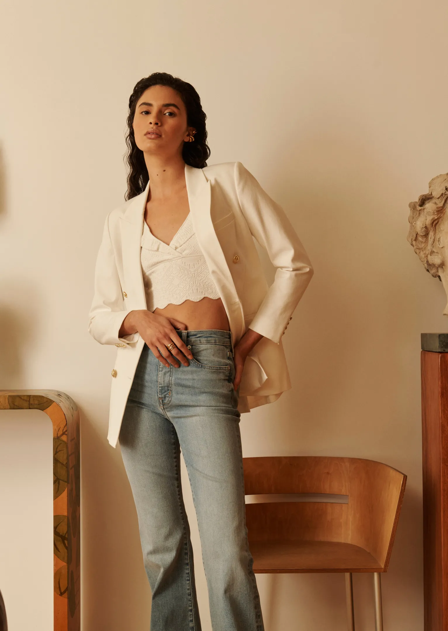 Women Derek Lam Jackets & Coats<Walter Double Breasted Jacket
