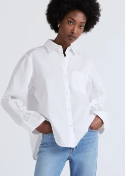 Women Derek Lam Essentials<Wesley Button Front Shirt