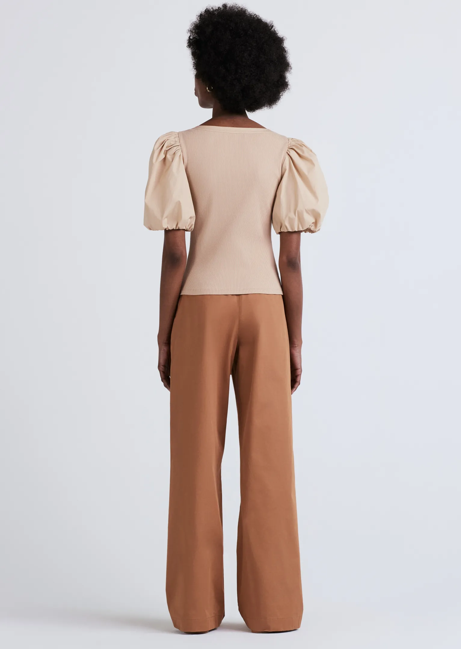 Women Derek Lam Tops<Willa Balloon Sleeve Scoop Neck Top