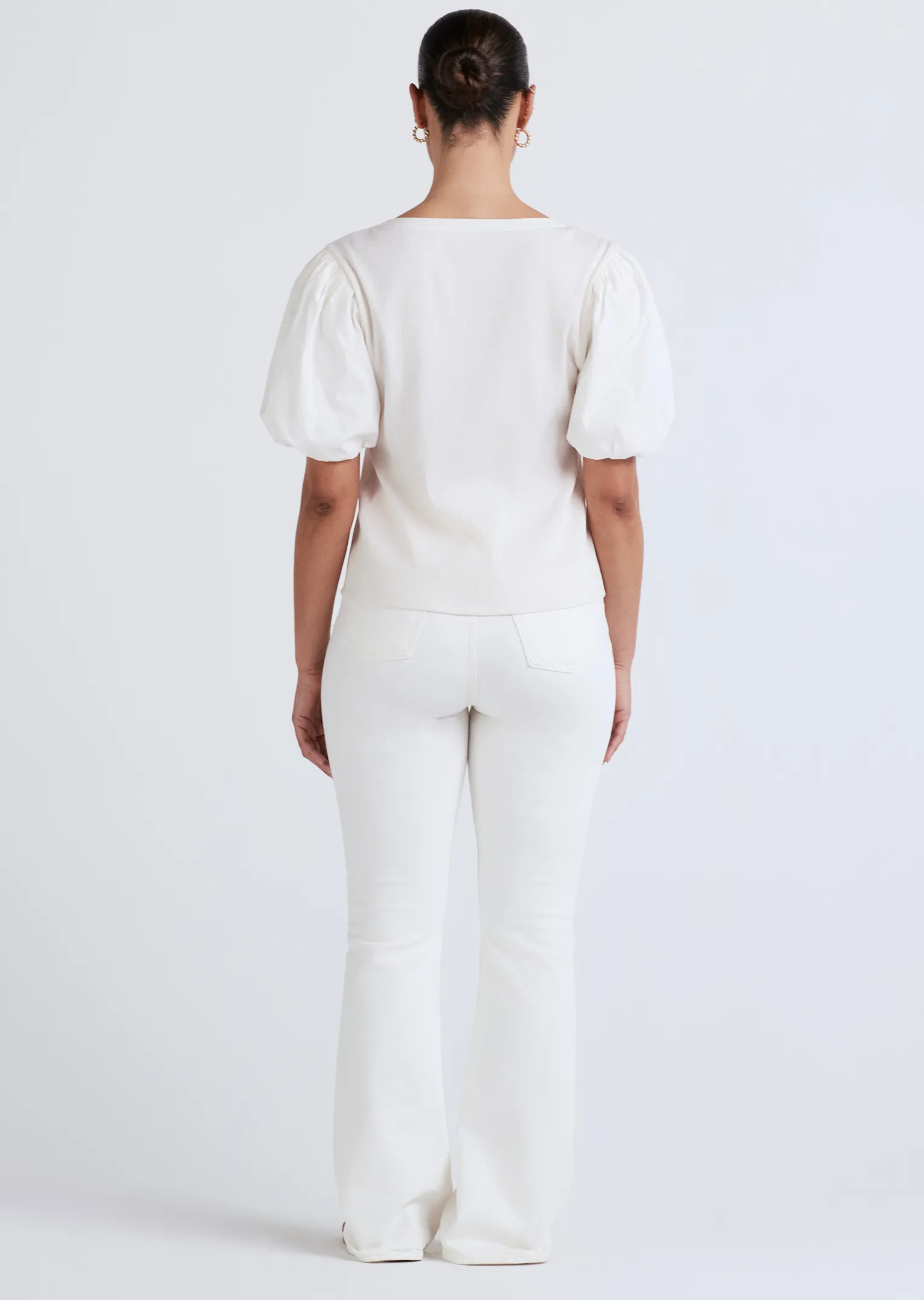 Women Derek Lam Tops<Willa Balloon Sleeve Scoop Neck Top